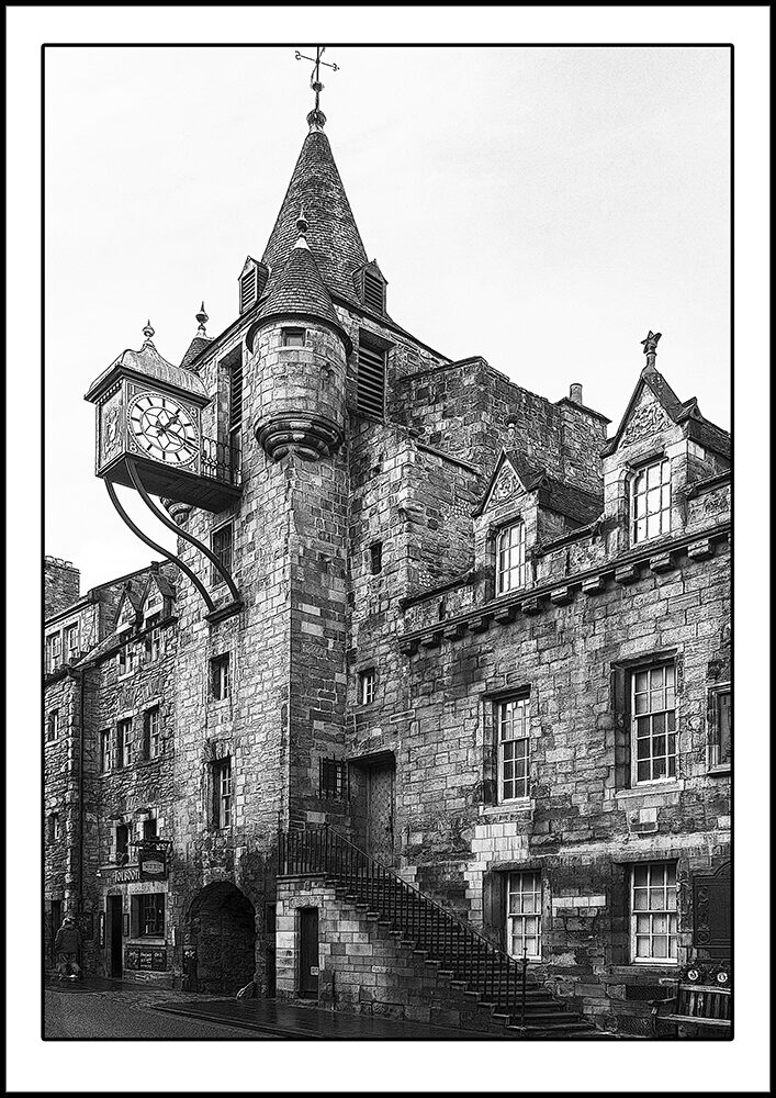 Edinburgh Oldtown Tolbooth Clocktower